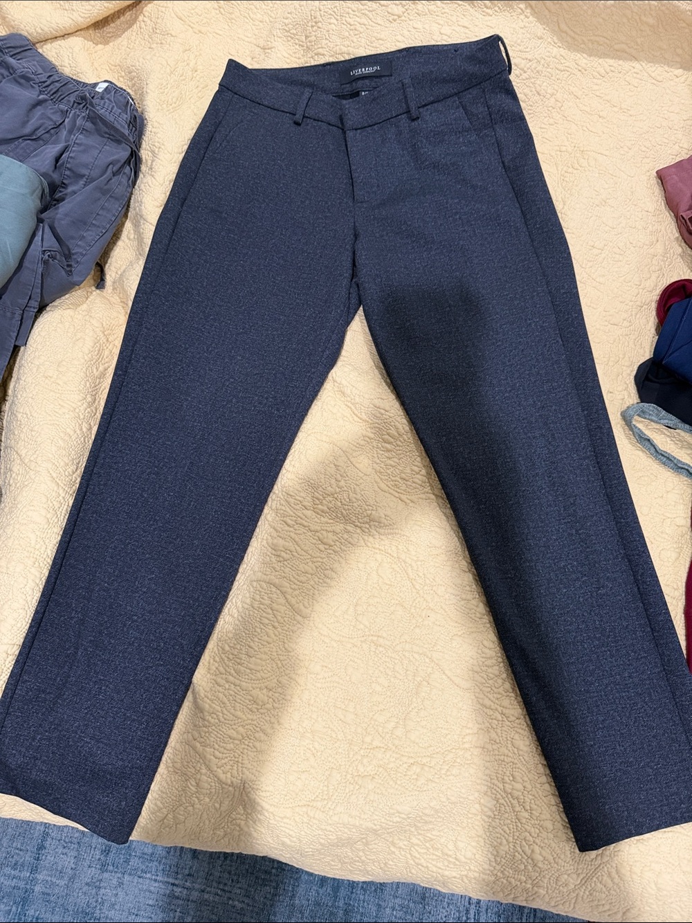Liverpool Women's Navy Tailored Trousers